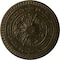 Ekena Millwork Naple Ceiling Medallion (Fits Canopies up to 3 3/8"), Hand-Painted Green Gold, 37 1/2"OD x 3 3/8"P CM37NAGGS - alternate 1